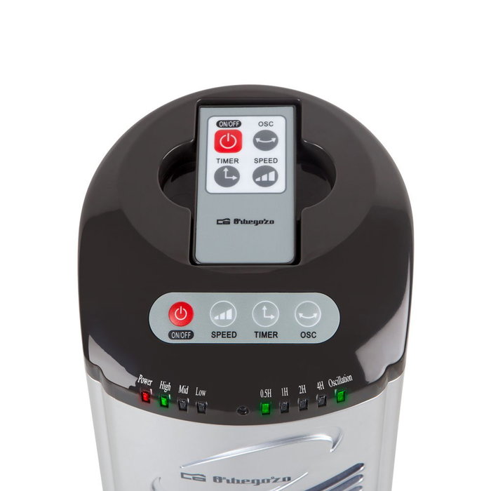 Orbegozo Ventilador de Torre TWM 0975, 45W, 3 velocidades
